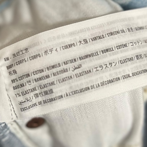 ABERCROMBIE & FITCH The 90’s Slim Ultra High Rise Curve Straight Denim Jeans - Picture 7 of 7